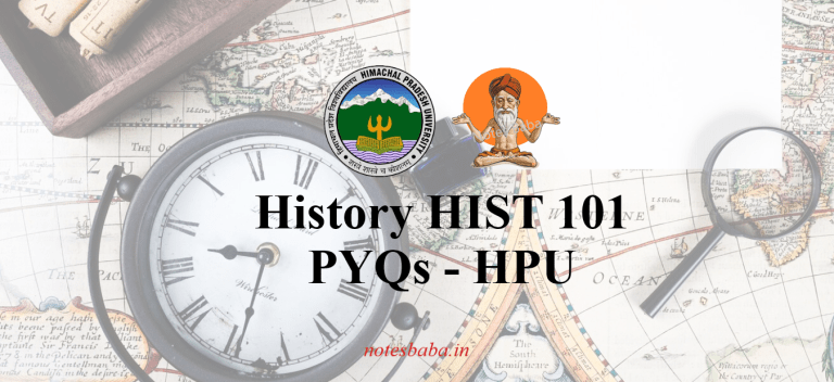 History HIST 101