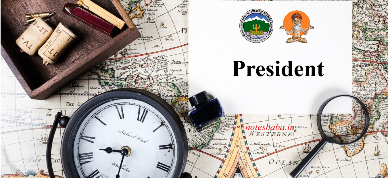 President of India - notesbaba.in
