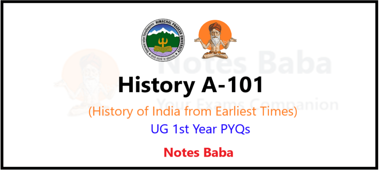 History A-101 - Notes Baba