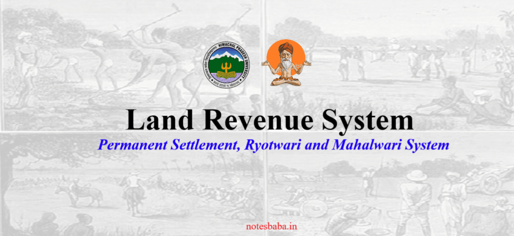 Land Revenue System