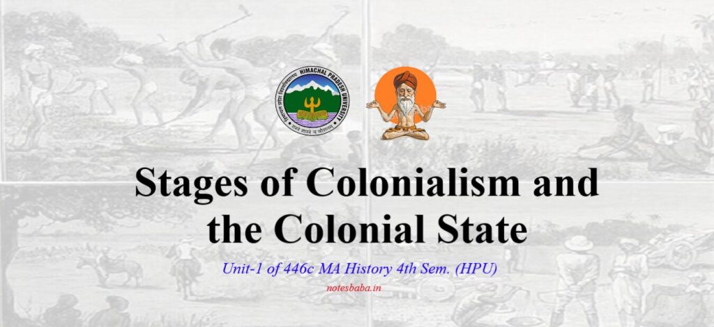 Stages of Colonialism