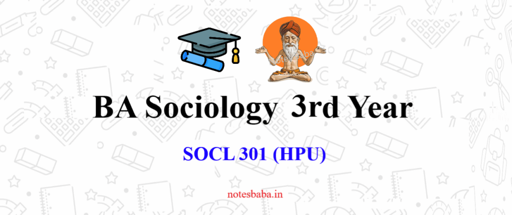 SOCL 301 PYQ